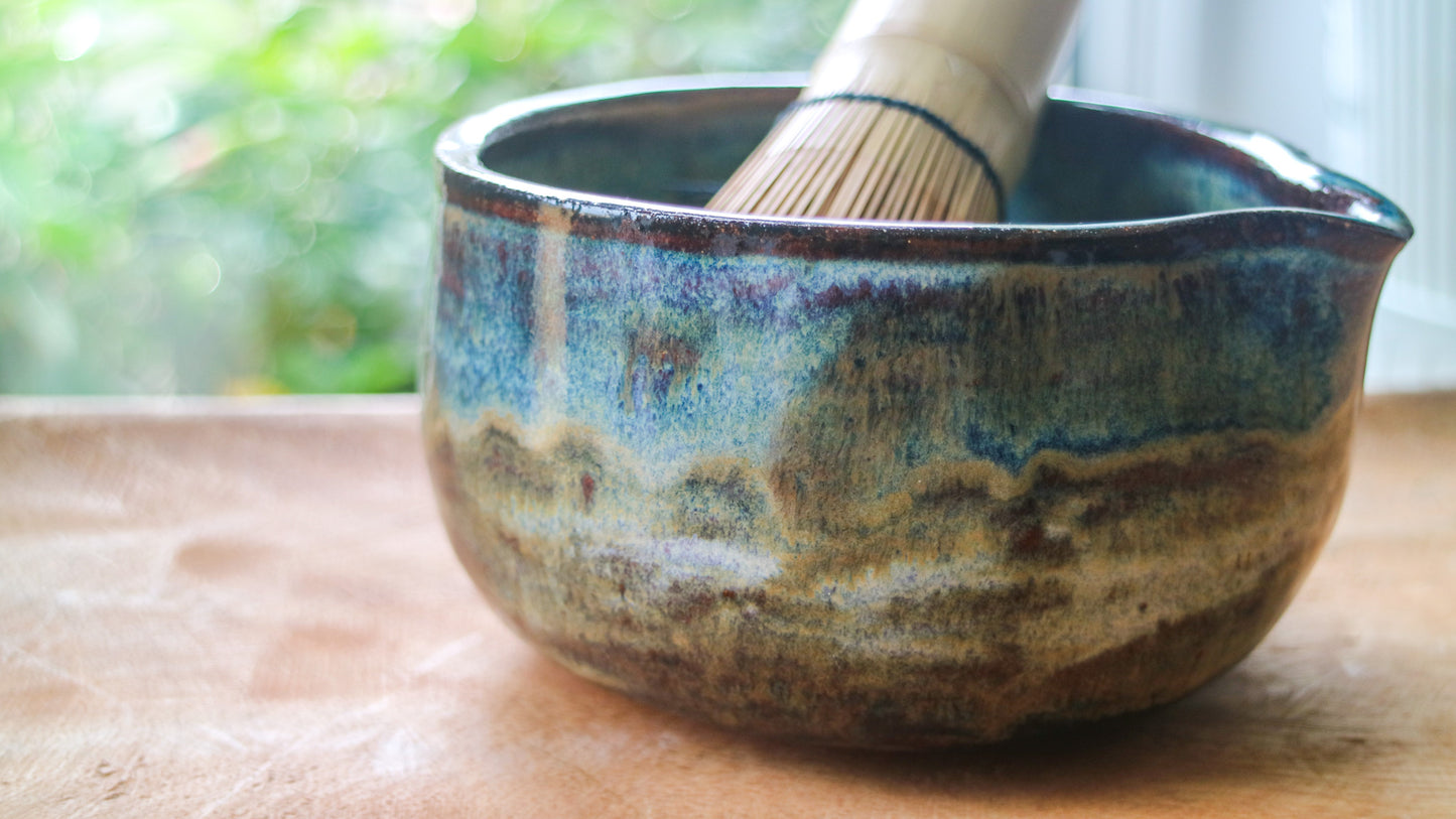 Ocean- Handmade Matcha Bowls