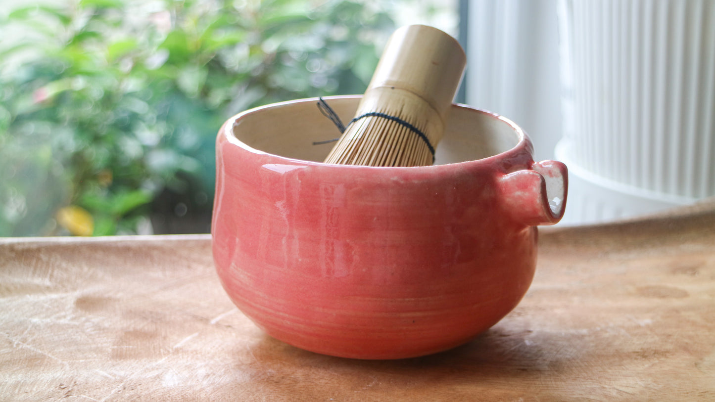 Pink Shade- Handmade Matcha Bowls