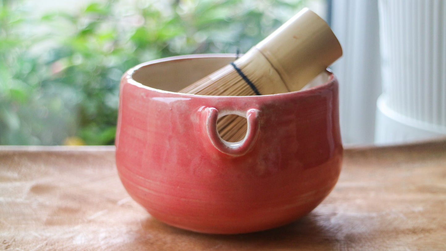 Pink Shade- Handmade Matcha Bowls