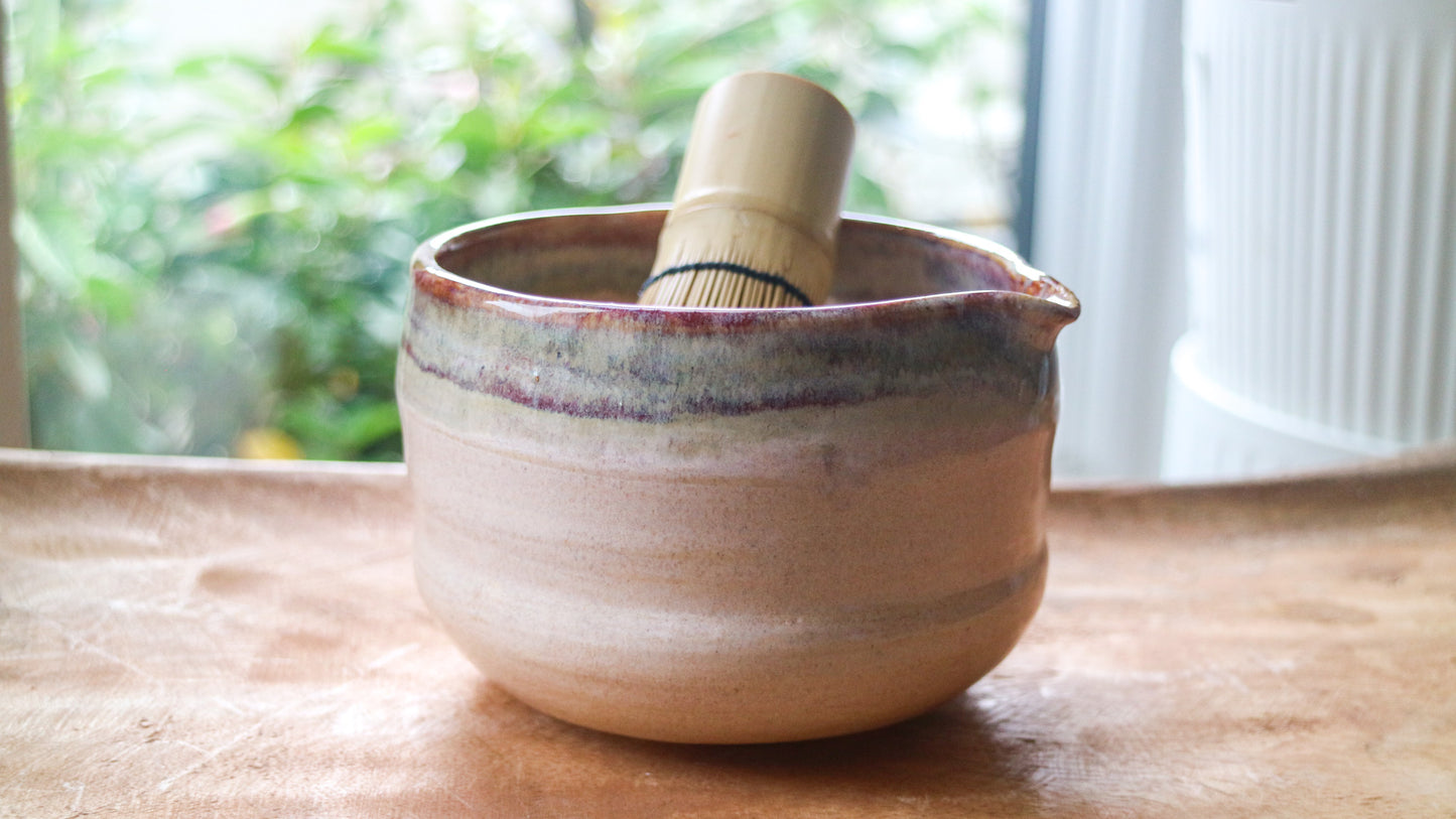 Desert Bloom- Handmade Matcha Bowls