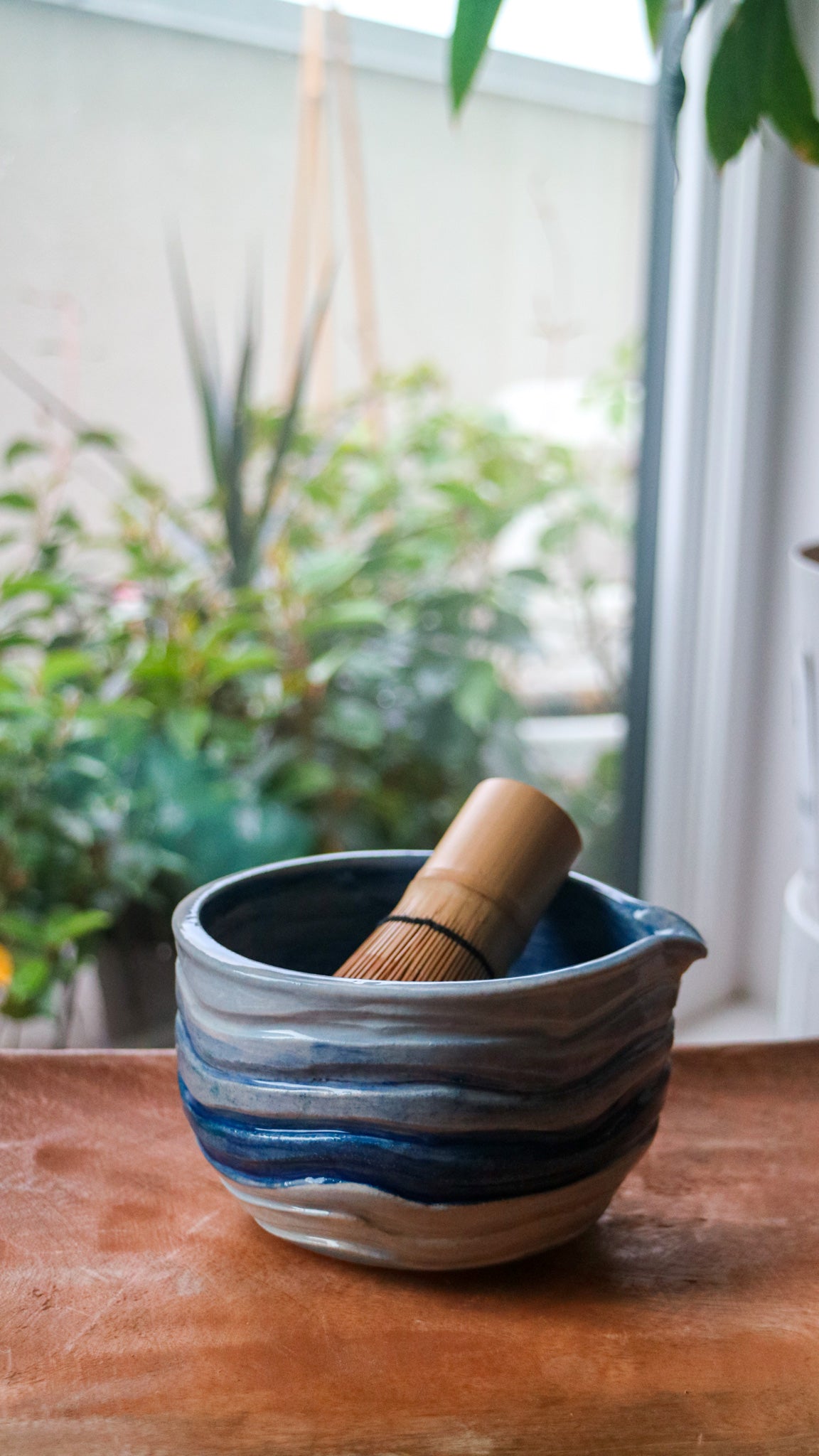 Ocean Waves- Handmade Matcha Bowls