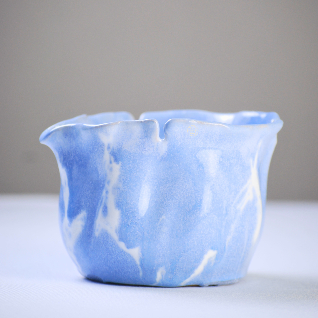 Blue Poppy| Handmade Matcha Bowl |