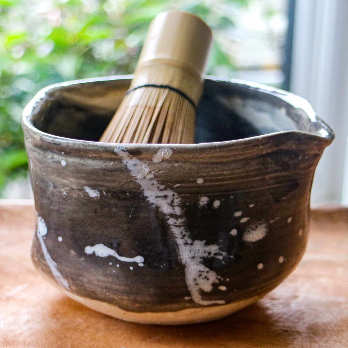 Ink Storm - Handmade Matcha Bowls