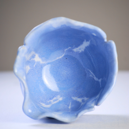 Blue Poppy| Handmade Matcha Bowl |