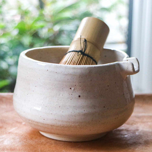 White Spout - Handmade Matcha Bowls