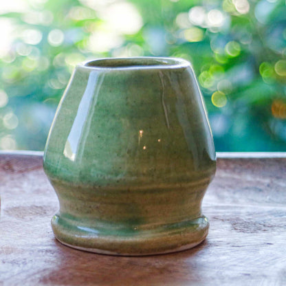 Matcha Green Glaze Ceramic Stand- Handmade Whisk Holders