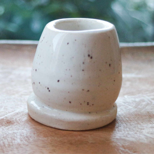 Speckled Cream Glaze Ceramic Stand- Handmade Whisk Holders