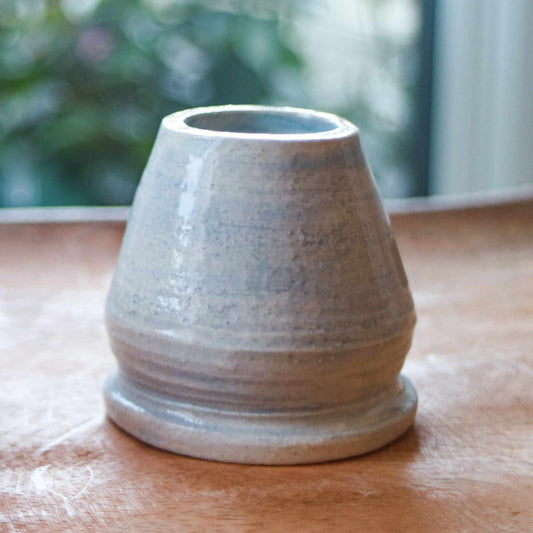 Soft Blue Stone Glaze Ceramic Stand- Handmade Whisk Holders