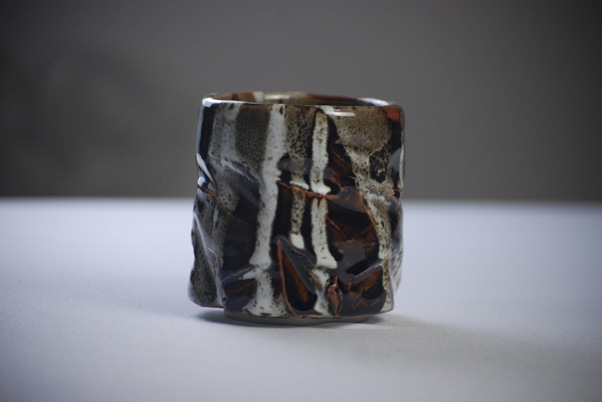 Golden Drift | Handmade Yunomi Cup