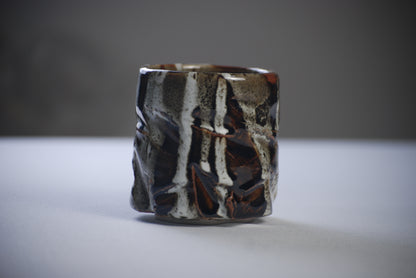 Golden Drift | Handmade Yunomi Cup