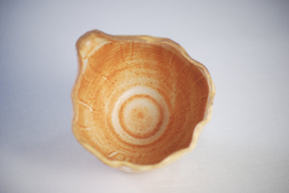Yellow Orchid Chawan | Handmade Matcha Bowl