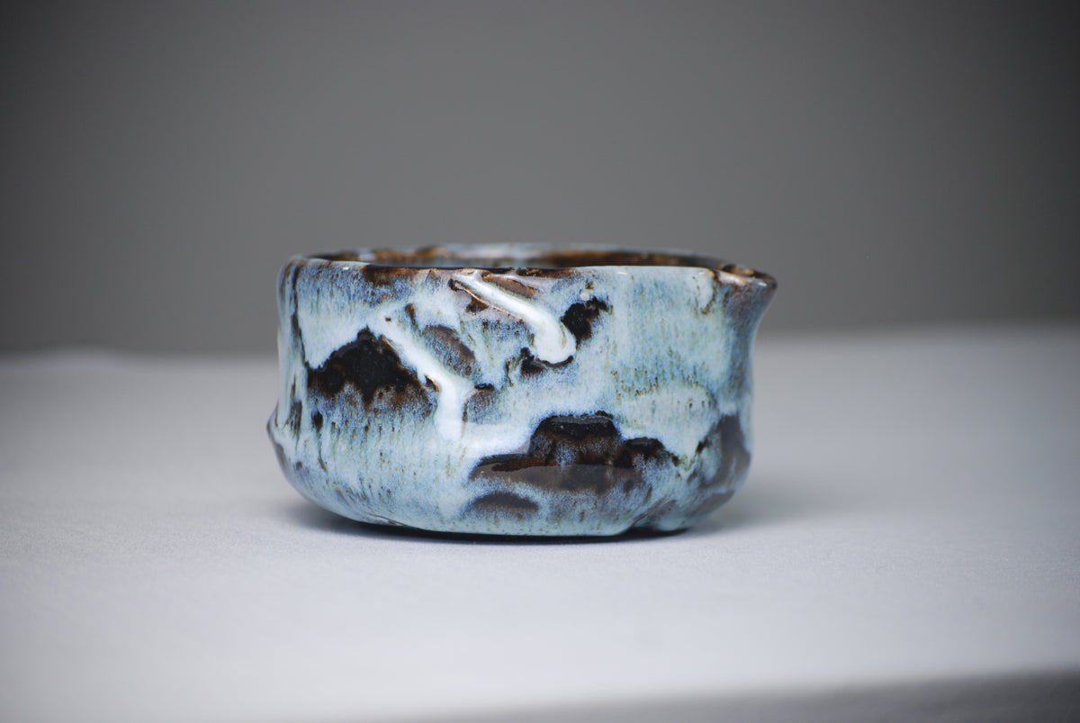 Waterfall (Type E) Chawan | Handmade Matcha Bowl
