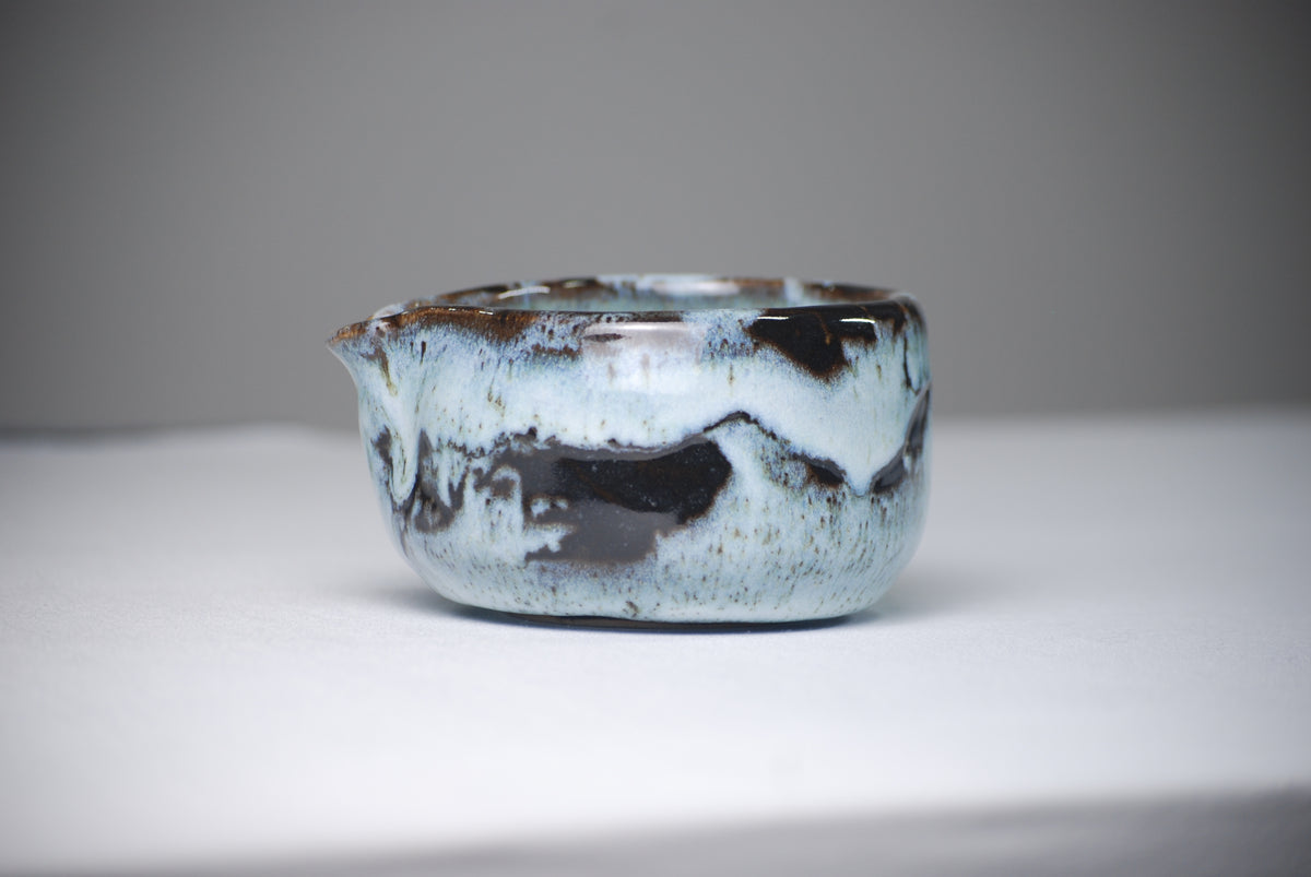 Waterfall (Type F) Chawan | Handmade Matcha Bowl