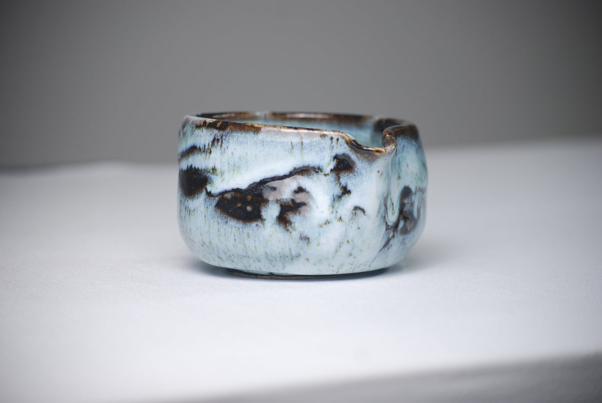 Waterfall (Type F) Chawan | Handmade Matcha Bowl