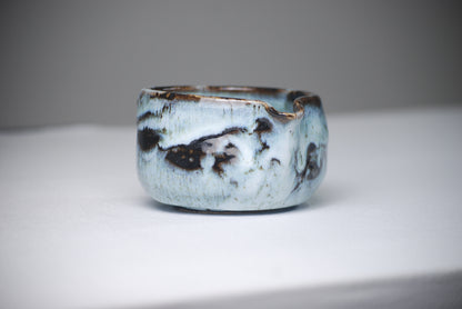 Waterfall (Type F) Chawan | Handmade Matcha Bowl