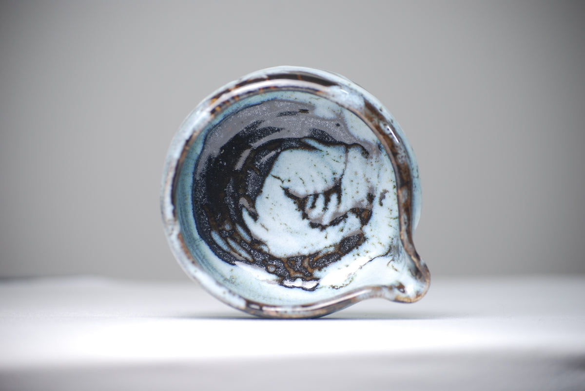 Waterfall (Type F) Chawan | Handmade Matcha Bowl