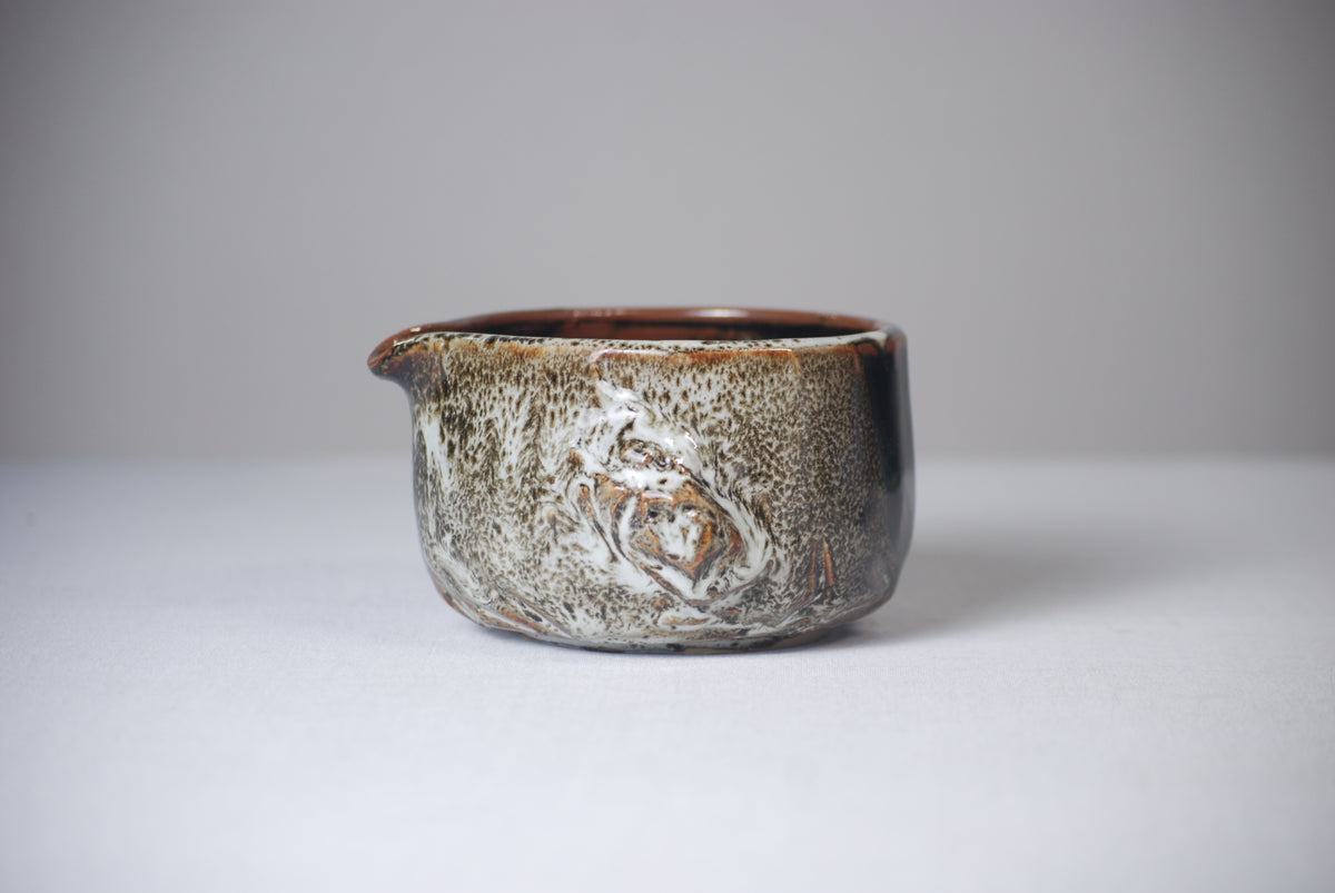 Golden Drift (Type B) | Handmade Matcha Bowl (Limited Rock Edition)
