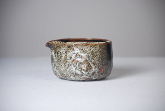 Golden Drift (Type B) | Handmade Matcha Bowl (Limited Rock Edition)