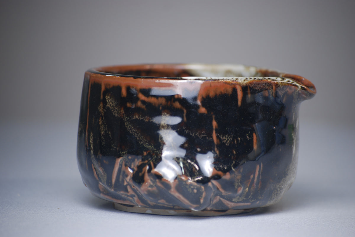 Golden Drift (Type B) | Handmade Matcha Bowl (Limited Rock Edition)