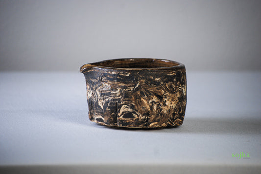 Natural Clay Handmade Chawan | Matcha Bowl (Type B)