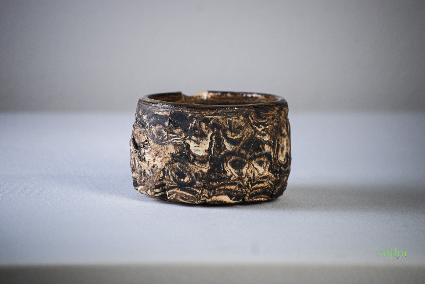 Natural Clay Handmade Chawan | Matcha Bowl (Type B)