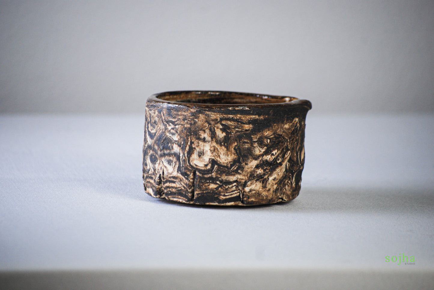 Natural Clay Handmade Chawan | Matcha Bowl (Type B)