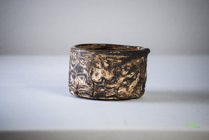 Natural Clay Handmade Chawan | Matcha Bowl (Type B)