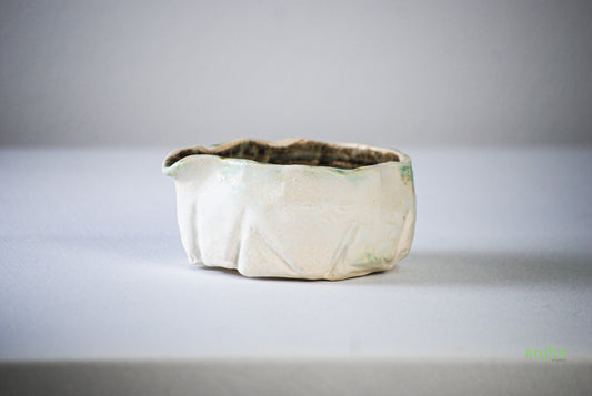 White Mammoth Handmade Chawan | Matcha Bowl