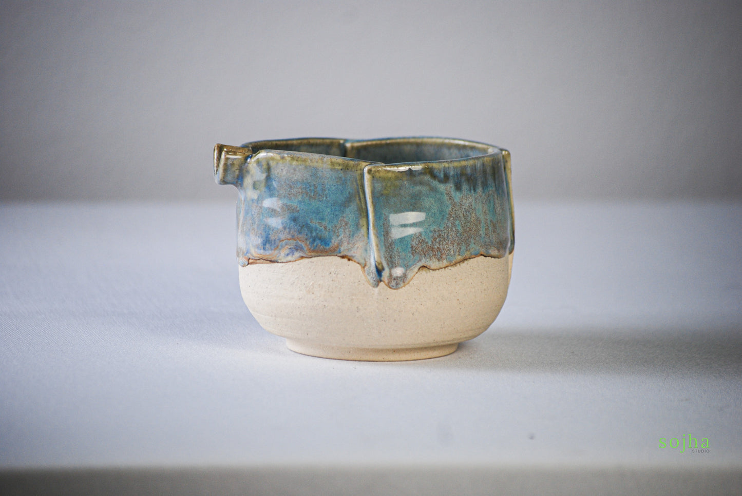 Ocean Blue Handmade Chawan | Matcha Bowl