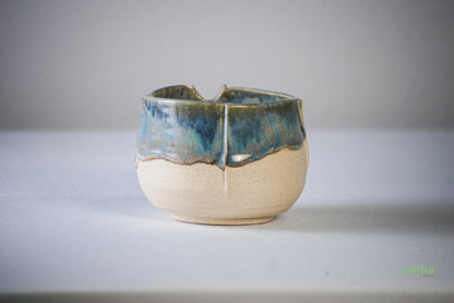 Ocean Blue Handmade Chawan | Matcha Bowl