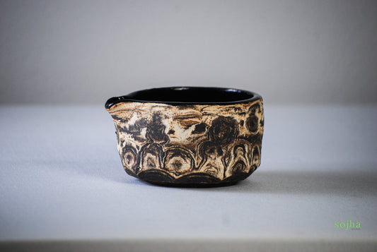 Natural Clay Handmade Chawan | Matcha Bowl (Type C)
