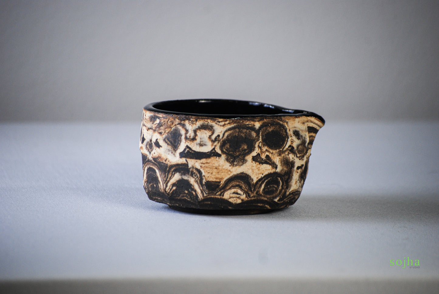 Natural Clay Handmade Chawan | Matcha Bowl (Type C)