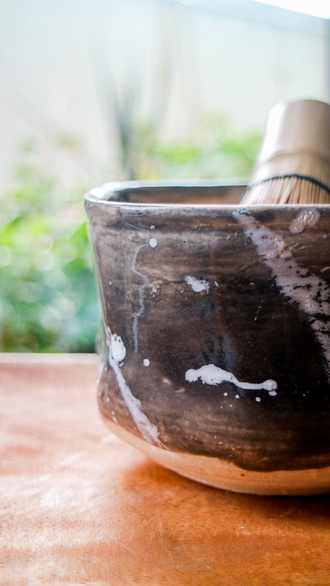 Ink Storm - Handmade Matcha Bowls