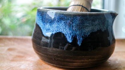 Midnight Waterfall - Handmade Matcha Bowls