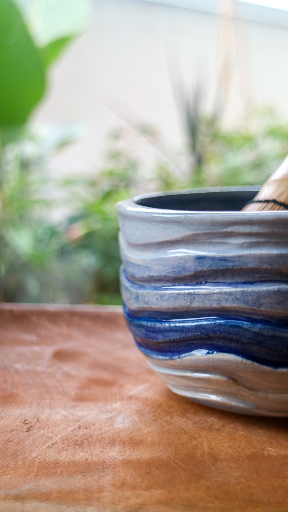 Ocean Waves- Handmade Matcha Bowls
