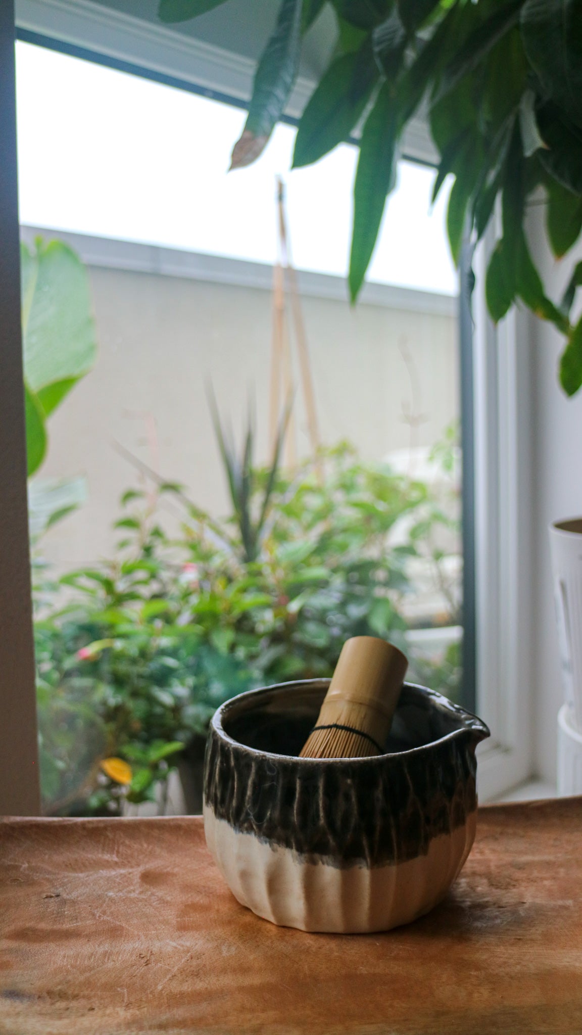 Black & White- Handmade Matcha Bowls
