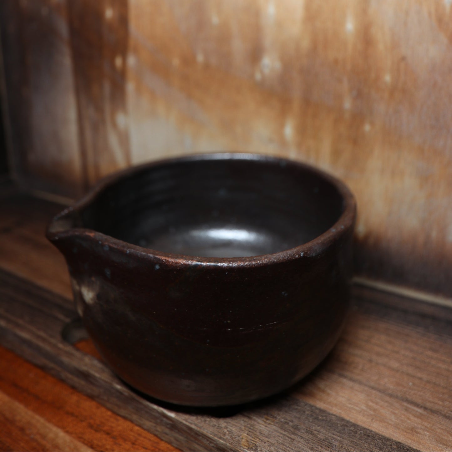 Matte Brown Handmade Matcha Bowl | Ceramic Chawan