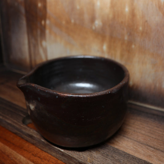 Matte Brown Handmade Matcha Bowl | Ceramic Chawan