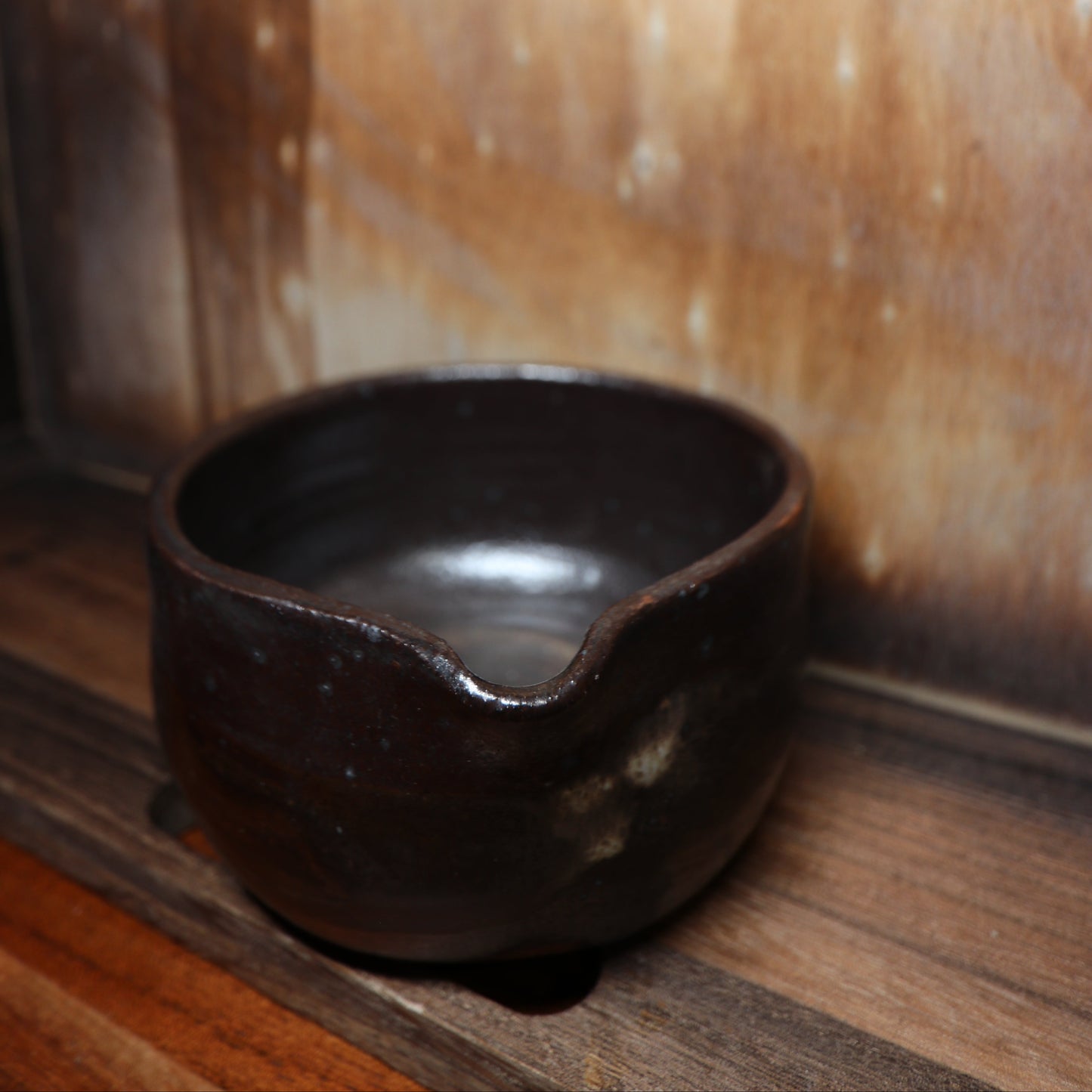Matte Brown Handmade Matcha Bowl | Ceramic Chawan