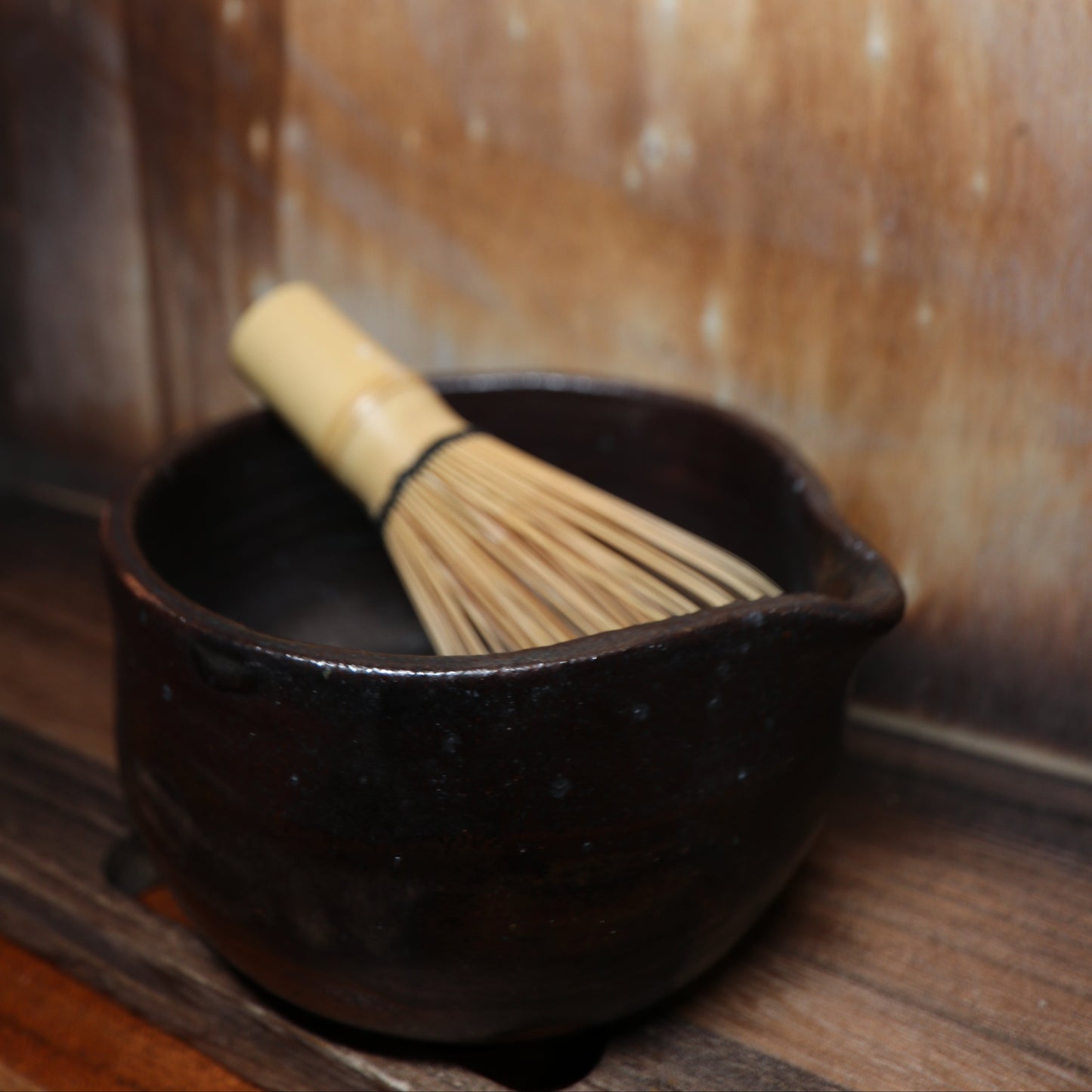 Matte Brown Handmade Matcha Bowl | Ceramic Chawan