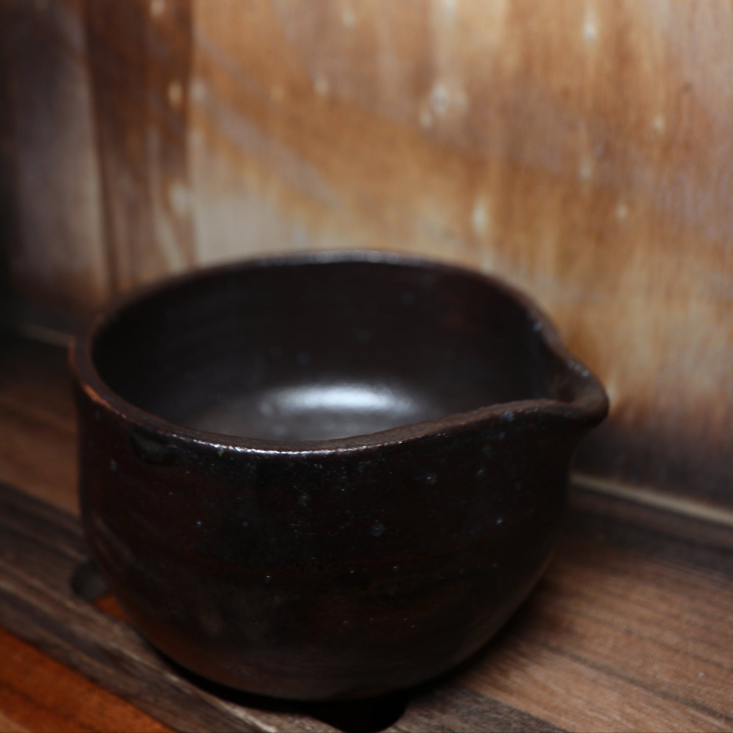 Matte Brown Handmade Matcha Bowl | Ceramic Chawan