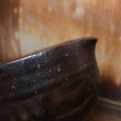 Matte Brown Handmade Matcha Bowl | Ceramic Chawan