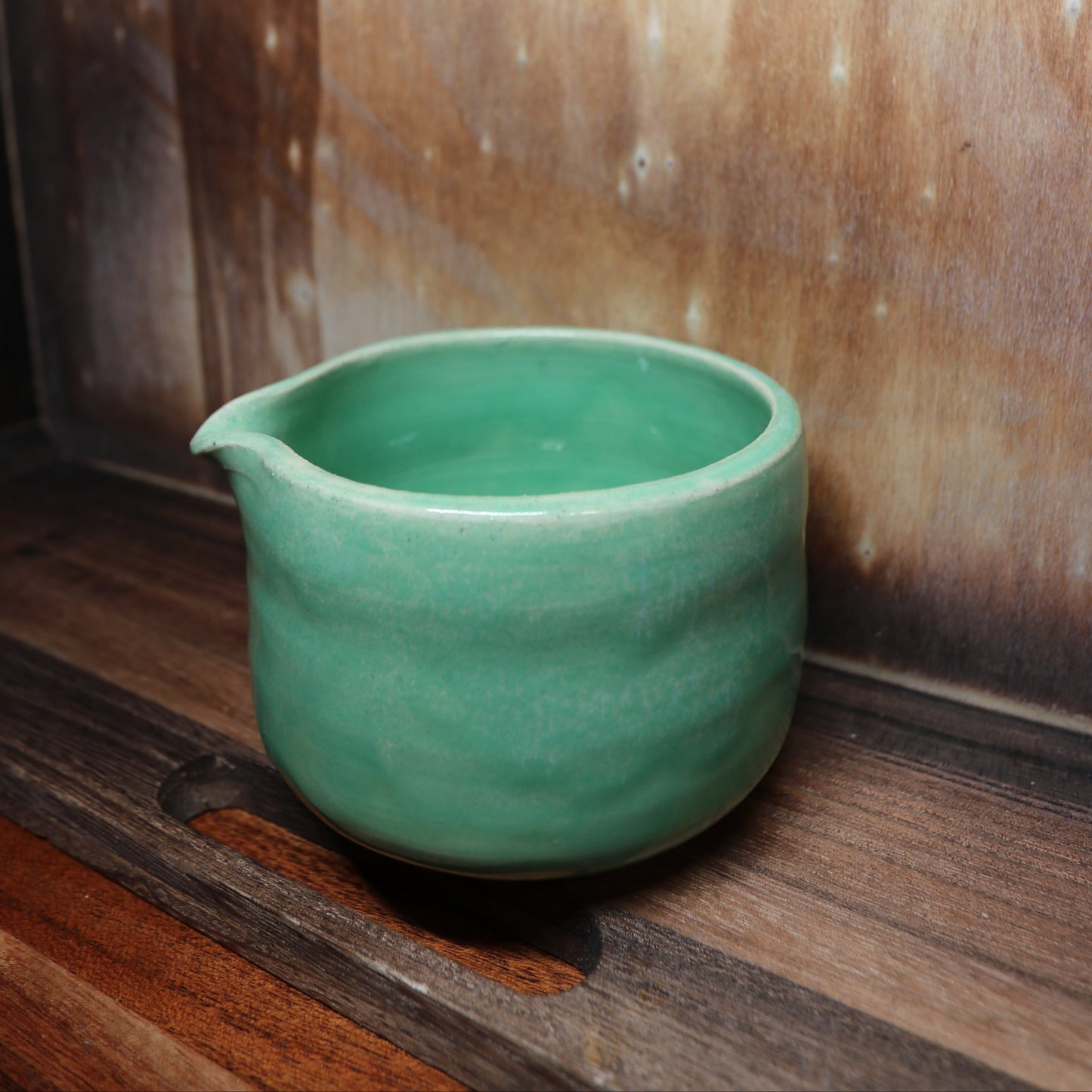 Celadon Green Handmade Matcha Bowl | Ceramic Chawan