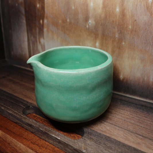 Celadon Green Handmade Matcha Bowl | Ceramic Chawan