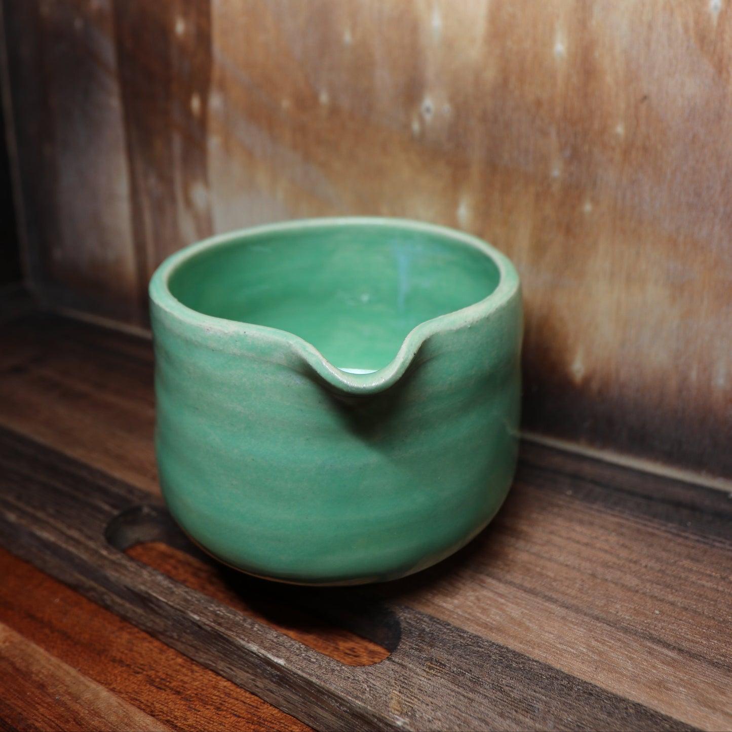 Celadon Green Handmade Matcha Bowl | Ceramic Chawan