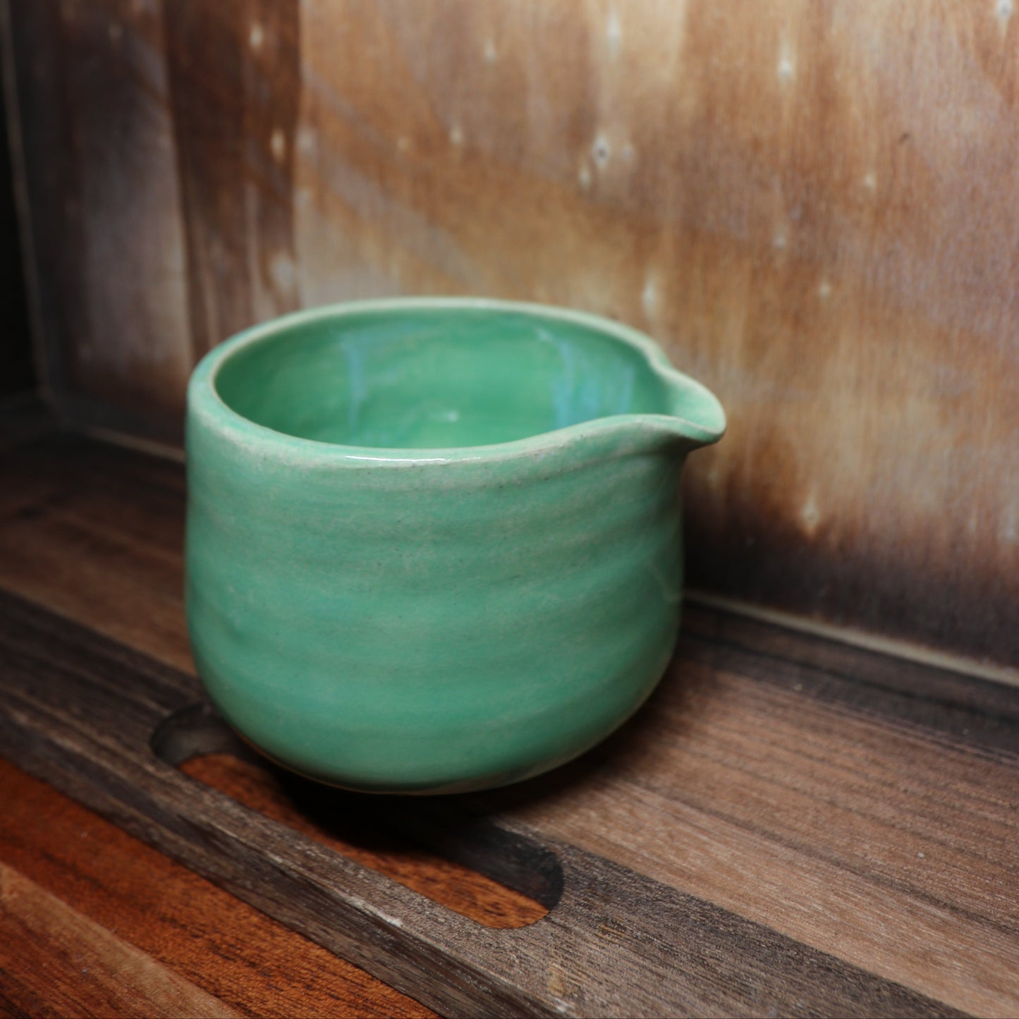 Celadon Green Handmade Matcha Bowl | Ceramic Chawan