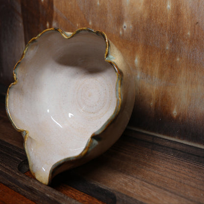 Flower Blossom Handmade Matcha Bowl | Ceramic Chawan