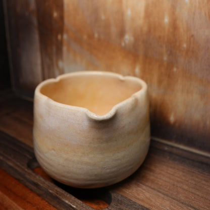 Orange Blossom Handmade Matcha Bowl | Ceramic Chawan