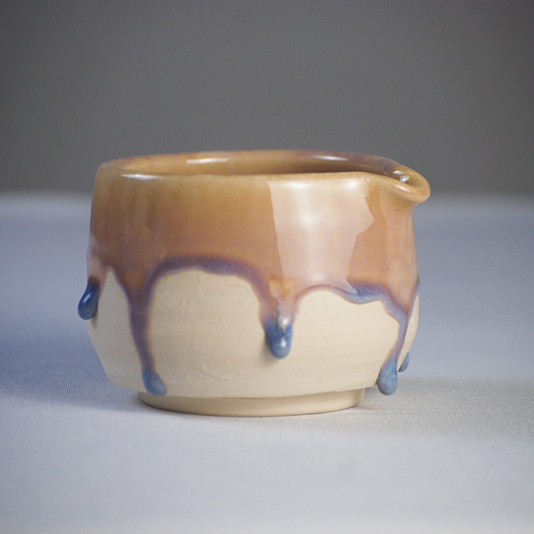 Purple Drip | Handmade Matcha Bowl | Type B