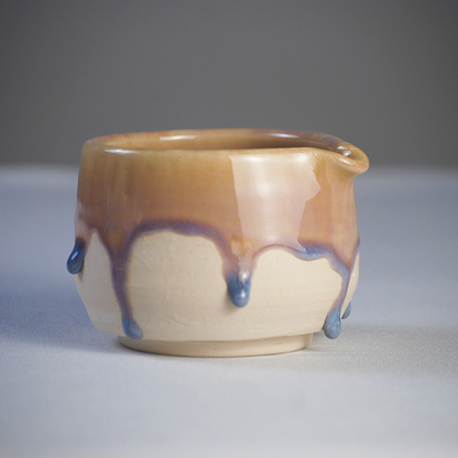 Purple Drip | Handmade Matcha Bowl | Type B